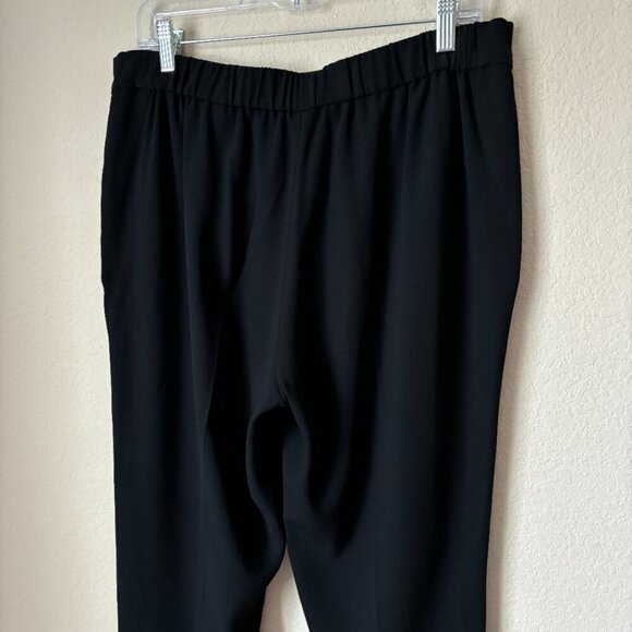 The Reset R Label Black Essential Pull On Stretch Waist Trouser Pants - Picture 7 of 9